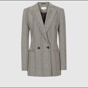 Reiss Taite Herringbone Blazer